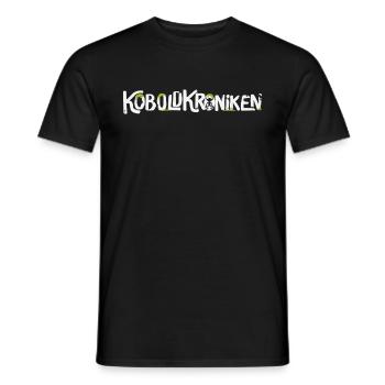KoboldKroniken Logo - T-shirt homme - noir - Devant - AI Model Male 178 light (178cm)