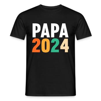 Dad-to-be 2037 - Men's T-Shirt - black - Front - AI Model Male 178 light (178cm)