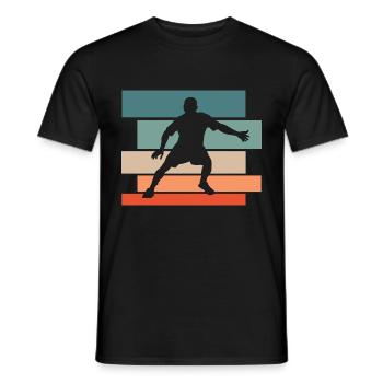 Handball Retro Vintage - Handball - Männer T-Shirt - Schwarz - Vorne - AI Model Male 178 light (178cm)