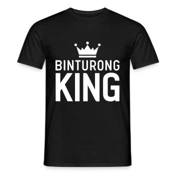 Binturong Bearcat Geschenk - Männer T-Shirt - Schwarz - Vorne - AI Model Male 178 light (178cm)