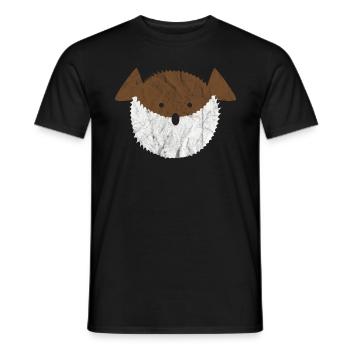 Animaux mignons - T-shirt homme - noir - Devant - AI Model Male 178 light (178cm)