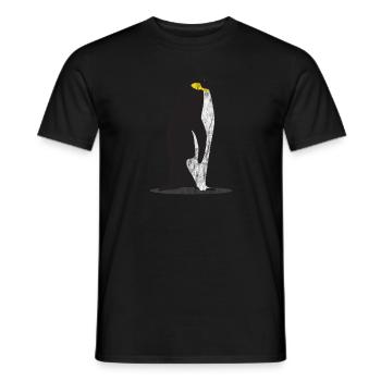 Tiere Pinguin - Männer T-Shirt - Schwarz - Vorne - AI Model Male 178 light (178cm)