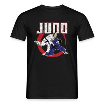 judo - T-shirt homme - noir - Devant - AI Model Male 178 light (178cm)