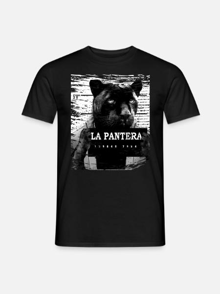 Animal Print Schwarzer Panther - Männer T-Shirt - Schwarz