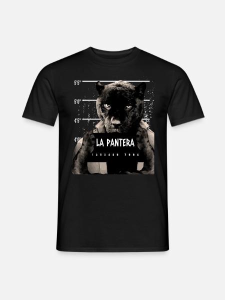 Animal Print Schwarzer Panther - Männer T-Shirt - Schwarz