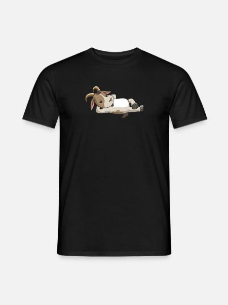 Goat Goats Whispering billy goat goat gift - Men's T-Shirt - black