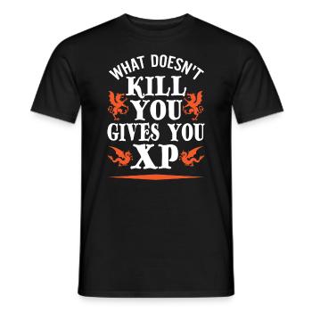 RPG Strategy Paper & Pen Saying - Chemise de jeu - T-shirt homme - noir - Devant - AI Model Male 178 light (178cm)