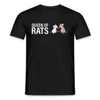 Reine des rats - T-shirt homme - noir - Devant - AI Model Male 178 light (178cm)