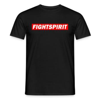 FischerS fightspirit - T-shirt homme - noir - Devant - AI Model Male 178 light (178cm)