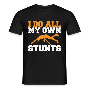 Pole Vaulter Gift - Men's T-Shirt - black - Front - AI Model Male 178 light (178cm)