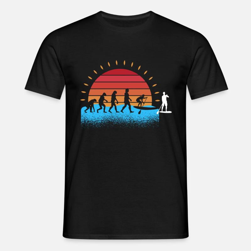 Evolution Stand Up Paddle - T-shirt Homme - noir