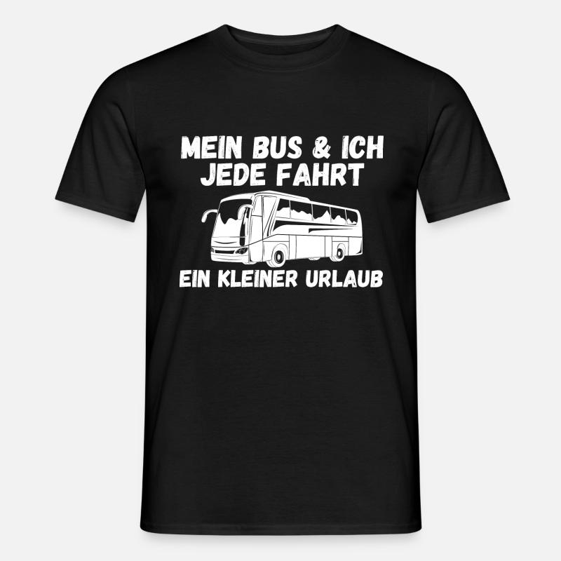 Bus Busfahrer - Männer T-Shirt - Schwarz