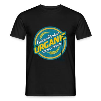 Vegetables from the region - Men's T-Shirt - black - Front - AI Model Male 178 light (178cm)