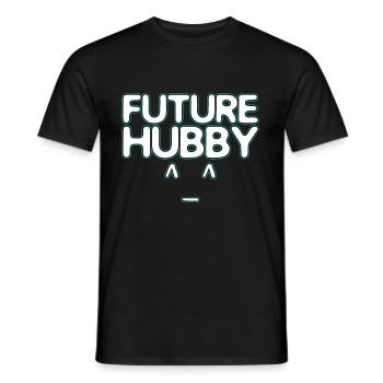 Futur mari - T-shirt homme - noir - Devant - AI Model Male 178 light (178cm)
