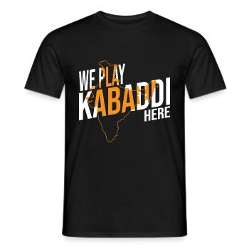 Gift for Kabaddi Lovers - Men's T-Shirt - black - Front - AI Model Male 178 light (178cm)