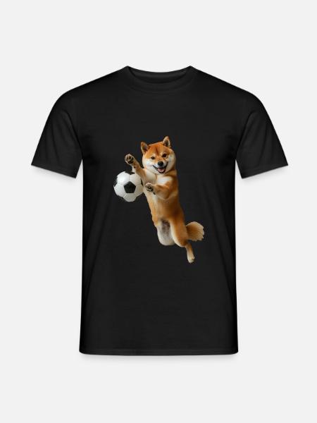 Shiba Inu - Männer T-Shirt - Schwarz