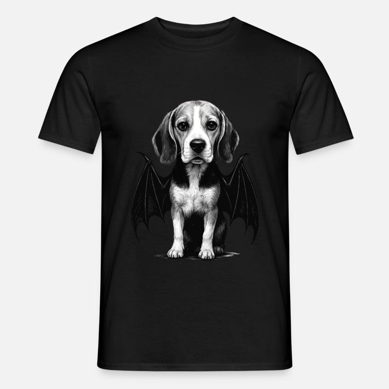 Beagle - Männer T-Shirt - Schwarz