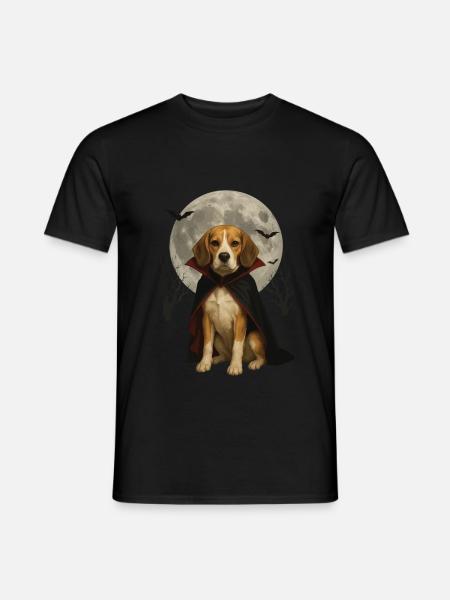 Beagle - Männer T-Shirt - Schwarz