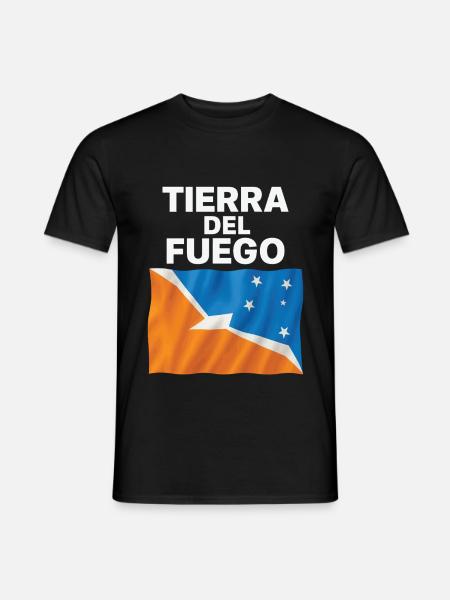 Feuerland - Männer T-Shirt - Schwarz