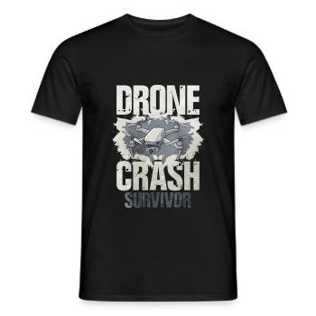 Drone - Männer T-Shirt - Schwarz - Vorne - AI Model Male 178 light (178cm)