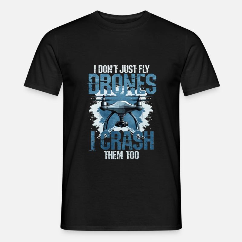 Drone - Männer T-Shirt - Schwarz