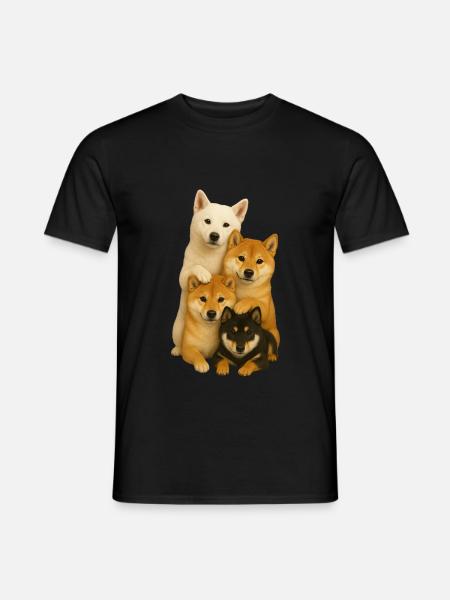 Hund Hunder Søte Hunder - T-skjorte herre - svart