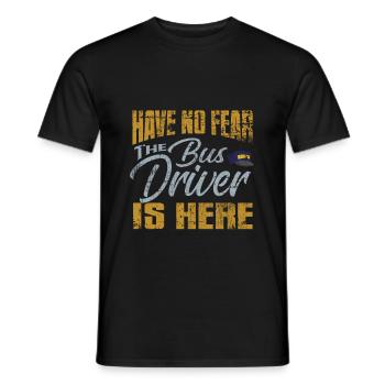 Busfahrer Spruch - Männer T-Shirt - Schwarz - Vorne - AI Model Male 178 light (178cm)