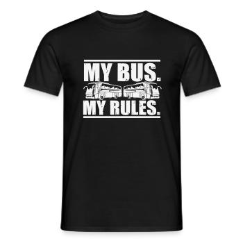 conducteur - T-shirt homme - noir - Devant - AI Model Male 178 light (178cm)