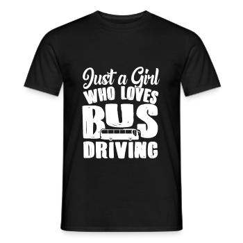 Chauffeur de bus chauffeur de bus - T-shirt homme - noir - Devant - AI Model Male 178 light (178cm)
