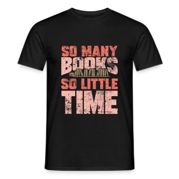Lesen - Männer T-Shirt - Schwarz - Vorne - AI Model Male 178 light (178cm)
