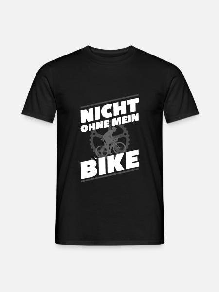 Rennrad - Männer T-Shirt - Schwarz