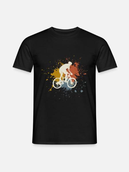 VTT rétro - T-shirt homme - noir