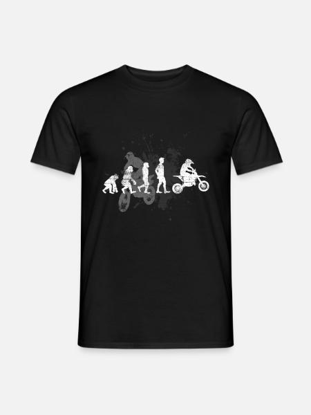 Motorcycle motocross - Men's T-Shirt - black