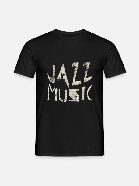 Jazz music - Men's T-Shirt - black