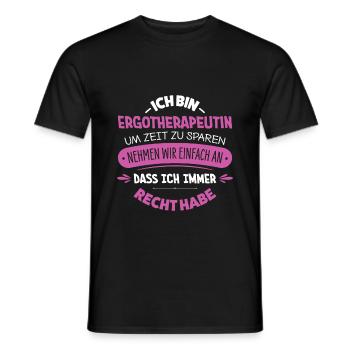 Ergotherapeutin - Männer T-Shirt - Schwarz - Vorne - AI Model Male 178 light (178cm)