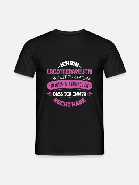 Ergotherapeutin - Männer T-Shirt - Schwarz