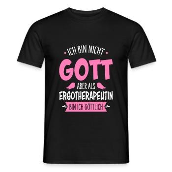 Ergotherapeutin - Männer T-Shirt - Schwarz - Vorne - AI Model Male 178 light (178cm)
