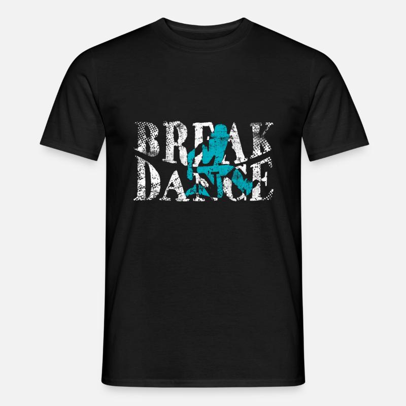 Breakdance - Männer T-Shirt - Schwarz