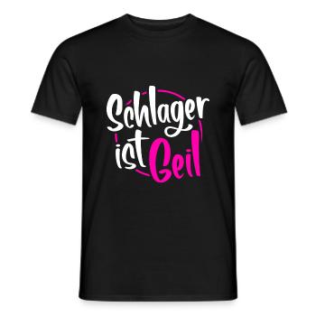 Musique Schlager - T-shirt homme - noir - Devant - AI Model Male 178 light (178cm)
