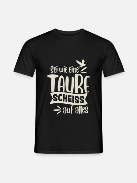 Taube - Männer T-Shirt - Schwarz