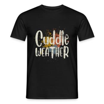 câlins - T-shirt homme - noir - Devant - AI Model Male 178 light (178cm)