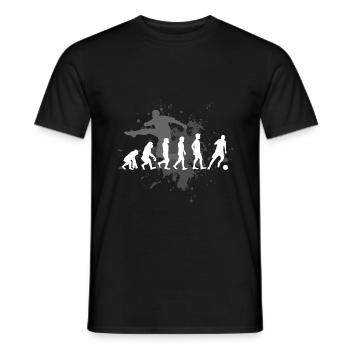 footballeur - T-shirt homme - noir - Devant - AI Model Male 178 light (178cm)