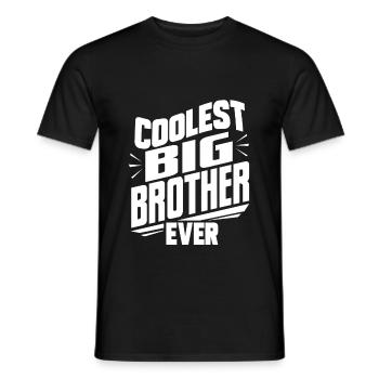 older brother - Men's T-Shirt - black - Front - AI Model Male 178 light (178cm)