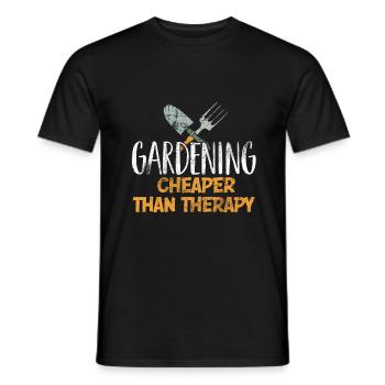 Jardinier jardinier - T-shirt homme - noir - Devant - AI Model Male 178 light (178cm)