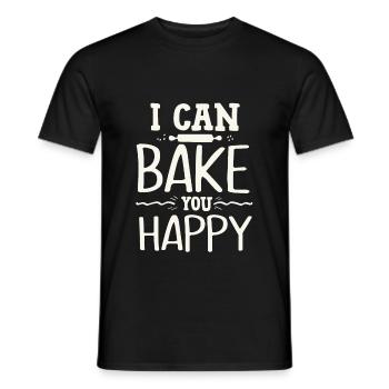 faire cuire au four - T-shirt homme - noir - Devant - AI Model Male 178 light (178cm)