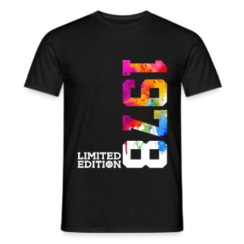 48E ANNIVERSAIRE ÉDITION LIMITÉE 1978 - T-shirt homme - noir - Devant - AI Model Male 178 light (178cm)