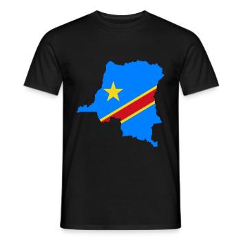 Kongo - Männer T-Shirt - Schwarz - Vorne - AI Model Male 178 light (178cm)