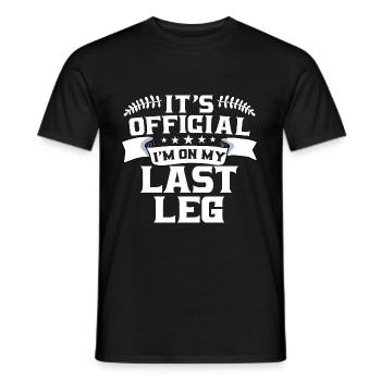 Bein Amputiert Arm Kämpfer Geschenk - Männer T-Shirt - Schwarz - Vorne - AI Model Male 178 light (178cm)