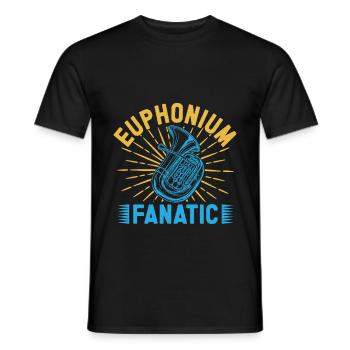 Euphonium fanatique baryton Faning Band - T-shirt homme - noir - Devant - AI Model Male 178 light (178cm)
