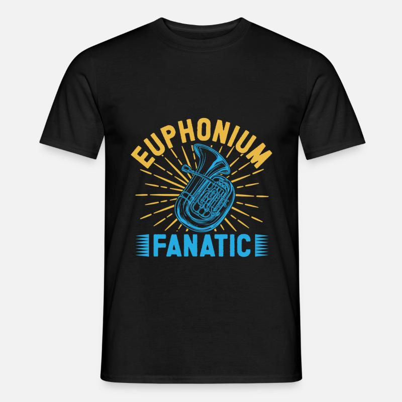 Euphonium Fanatic Baritone Marching Band - Männer T-Shirt - Schwarz